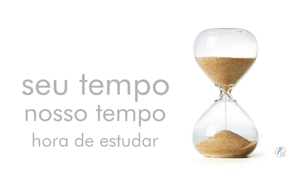 Ampulheta com areia escorrendo